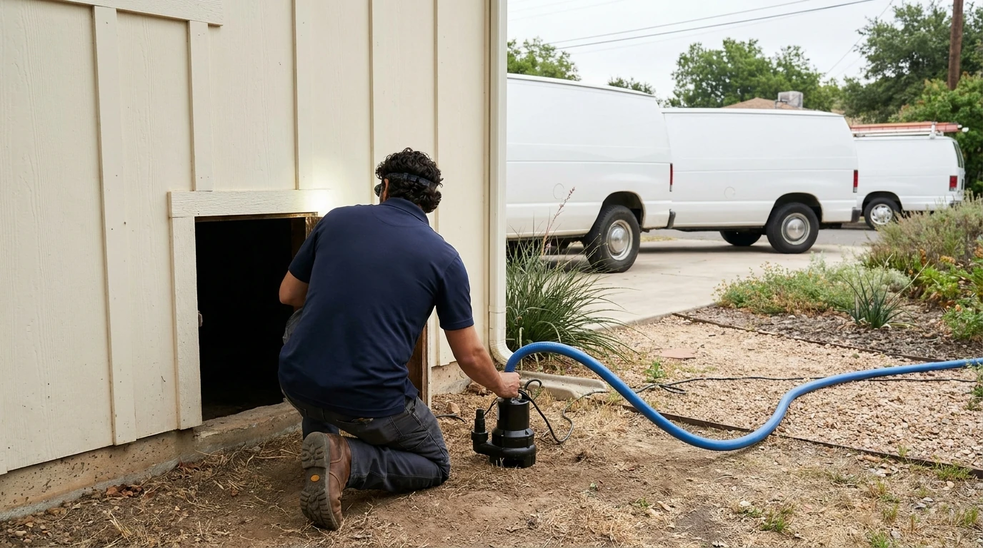 Who to Call for a Flooded Crawl Space in Santa Maria, CA